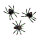 Halloween Deko Spinnen 8 er Set