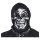 Halloween Totenkopf Maske in silber
