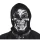Halloween Totenkopf Maske in silber