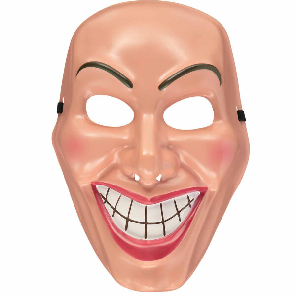 Maske mit boshaftem Grinsen zu Halloween