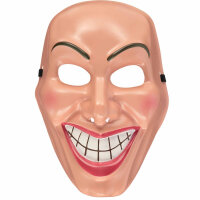 Maske mit boshaftem Grinsen zu Halloween