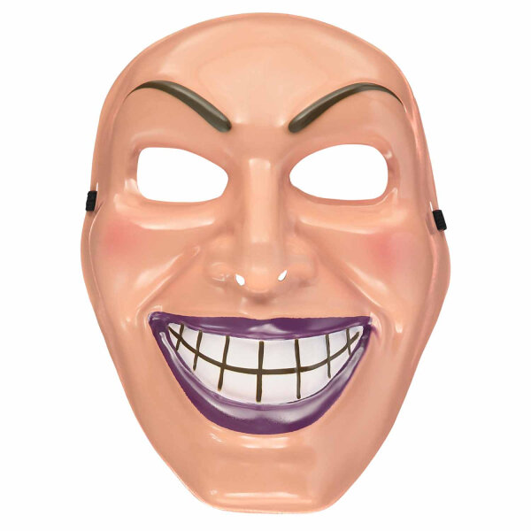 Maske mit boshaftem Grinsen II zu Halloween