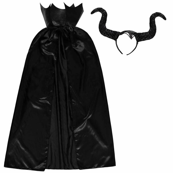 Königin der Finsternis Maleficia Kostüm Set