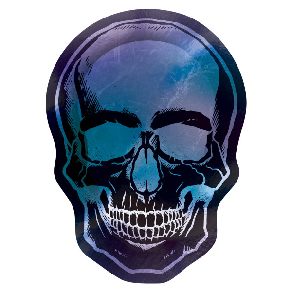 8 Halloween Form Teller Totenkopf