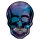 8 Halloween Form Teller Totenkopf
