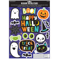 Happy Halloween Aufkleber Deko Set