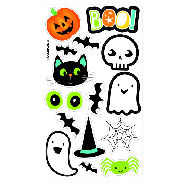 Halloween Tattoos Aufkleber – 12 Stück, Wasserfest & Realistisch Für Grusel-Make-up Und Kostüme