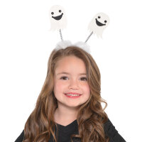 Haarreif mit zwei Geistern zu Halloween Unisize