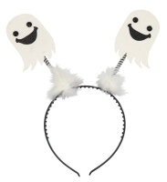 Haarreif mit zwei Geistern zu Halloween Unisize
