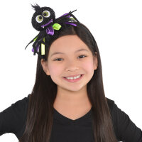 Haarreif mit lustiger Spinne zu Halloween Unisize