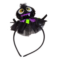 Haarreif mit lustiger Spinne zu Halloween Unisize
