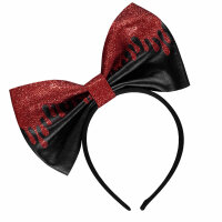 Glitzernder Haarreif mit Blut zu Halloween