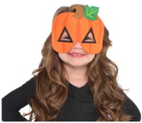 Kürbis Maske aus Filz zu Halloween