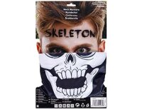Halloween Skelett Schal als Nackenwärmer