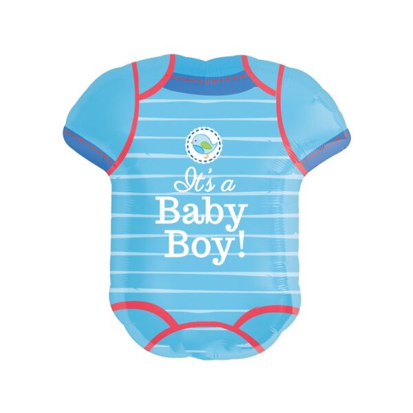 Riesen Ballon T-Shirt It´s a Baby Boy als Folienballon 60cm