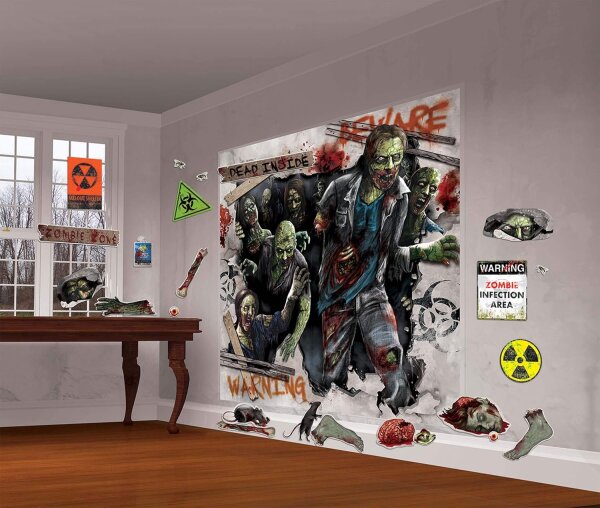 Halloween Deko Set Zombies 32 Teile