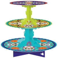 Tischdeko Halloween Etagere Day of the Dead