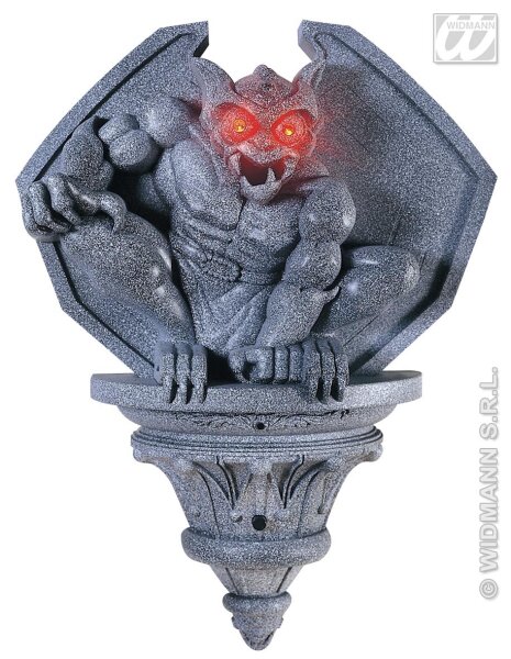 Halloween Deko animierter Gargoyle 28 cm