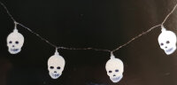 Halloween Totenkopf Lichterkette