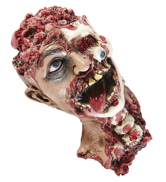 Halloween offener Kopf mit Hals