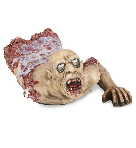 Halloween Oberkörper als kriechender Zombie