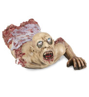 Halloween Oberkörper als kriechender Zombie
