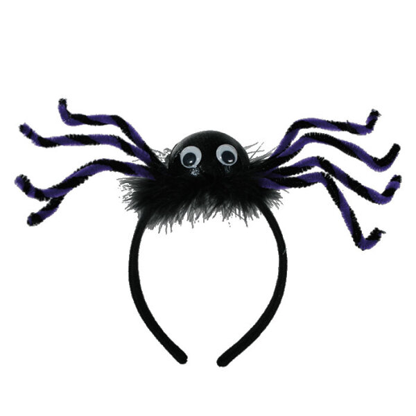 Haarreif mit Spinne zu Halloween Unisize