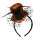 Haarreif Hut mit schwarzer Rose Unisize