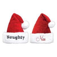 Mütze für Weihnachtsmann Naughty & Nice