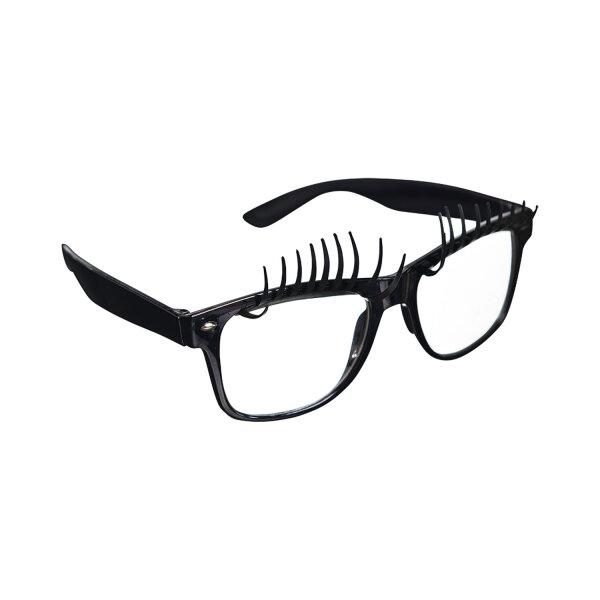 Spaßbrille als Brille mit Riesen Wimpern
