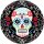 10 Halloween Papp Teller Ø 23 cm Day of the Dead
