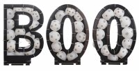 Halloween Ballon Deko BOO 63cm
