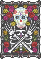 Holografisches Bild Halloween Day of the Dead