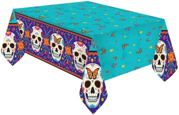 Day of The Dead Halloween Tischdecke 120x180cm Dia de los Muertos