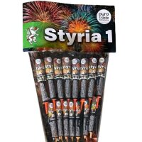 Styria 1 Sortiment von Pyrotrade mit 15 Raketen