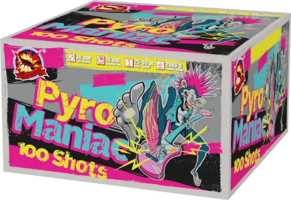 SRPYRO Pyro Maniac Silvester Feuerwerk Verbund