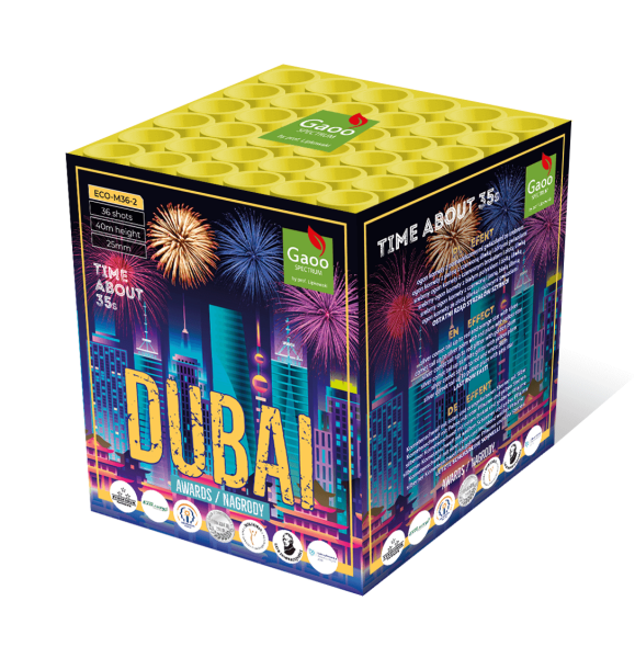 Gaoo Spectrum Feuerwerk Batterie Dubai