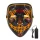 Leuchtende Purge Maske orange Clown