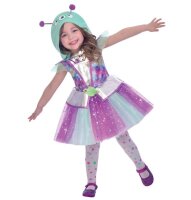 Alien Kleid Kostüm für Kinder