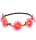 Blumen Haarband für Hippies mit Blüten in rosa bzw. pink