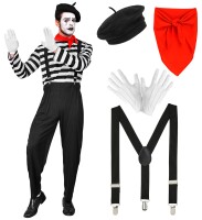 Pantomime Kostüm für Damen und Herren