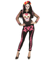 Leggings mit Skelett in pink