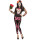 Leggings mit Skelett in pink