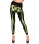 Leggings mit Skelett in grün