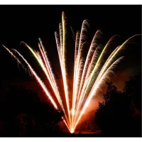 Nico Feuerwerk Batterie Rainbow Colours