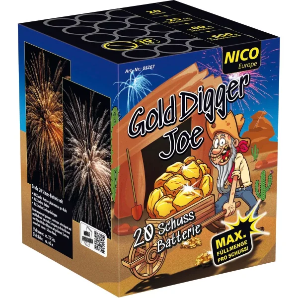 Nico Feuerwerk Batterie Gold Digger Joe