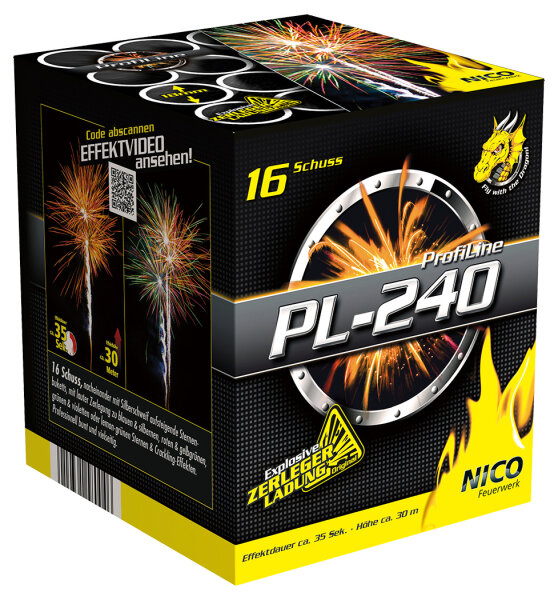 Nico Feuerwerk Batterie ProfiLine 240