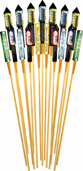 Silvester Nico 19 Raketen Sortiment Stardust