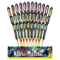 Silvester Nico 40 Raketen Sortiment Funky Diamonds