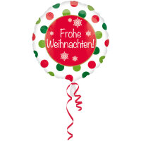 Frohe Weihnachten Folienballon 43cm